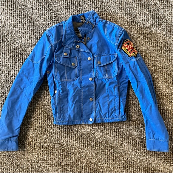 MATCHLESS RACEFARER 115TH CELEBRATION LADIES' BLOUSON, royal - Picture 2 of 5